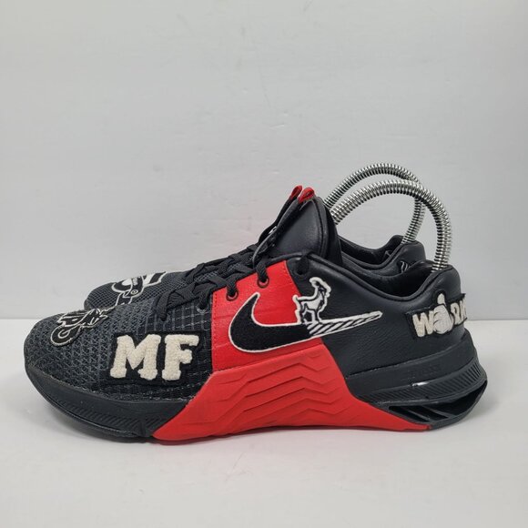 Nike Metcon 8 Matt Fraser Men's Black Red Gym Shoes DO9387-001 US Size 8.5 - Picture 5 of 11